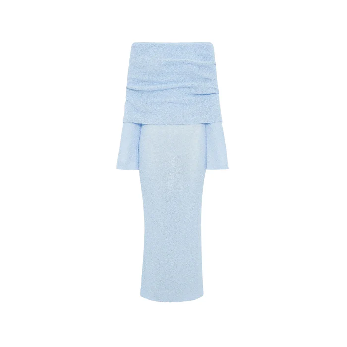 
                  
                    Figurbetontes Strickkleid mit strukturierter Oberfläche
                  
                