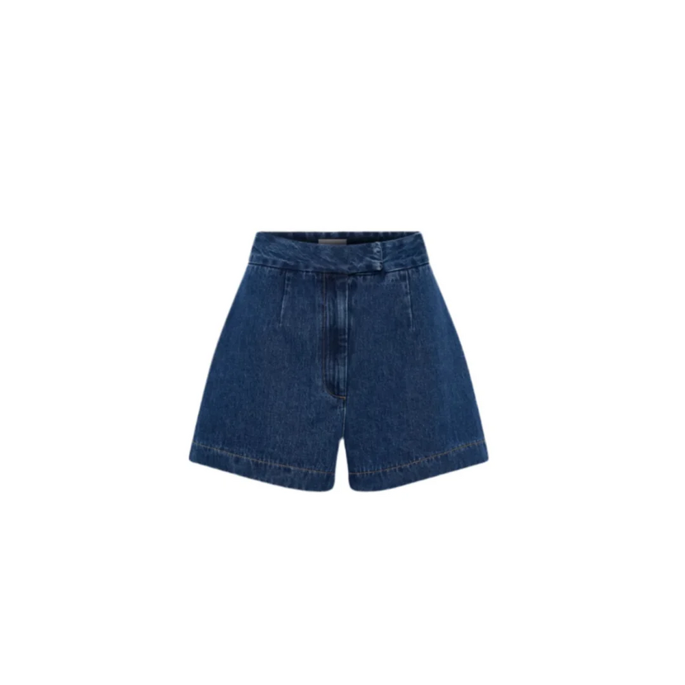
                  
                    Ärmellose Denim-Weste Set
                  
                