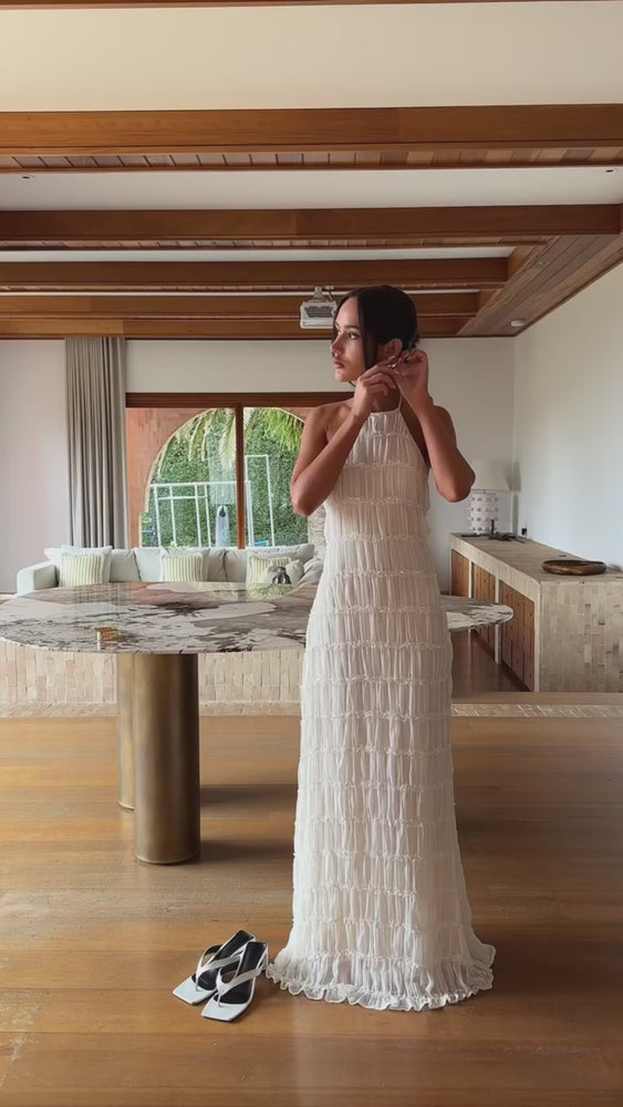
                  
                    Video in der Galerie ansehen und abspielen, Rückenfreies Sommerkleid
                  
                